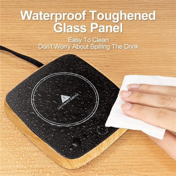 Coffee Mug Warmer Waterproof Smart Cup Warmer with 3 Temperature Setting - Picture 6 of 6